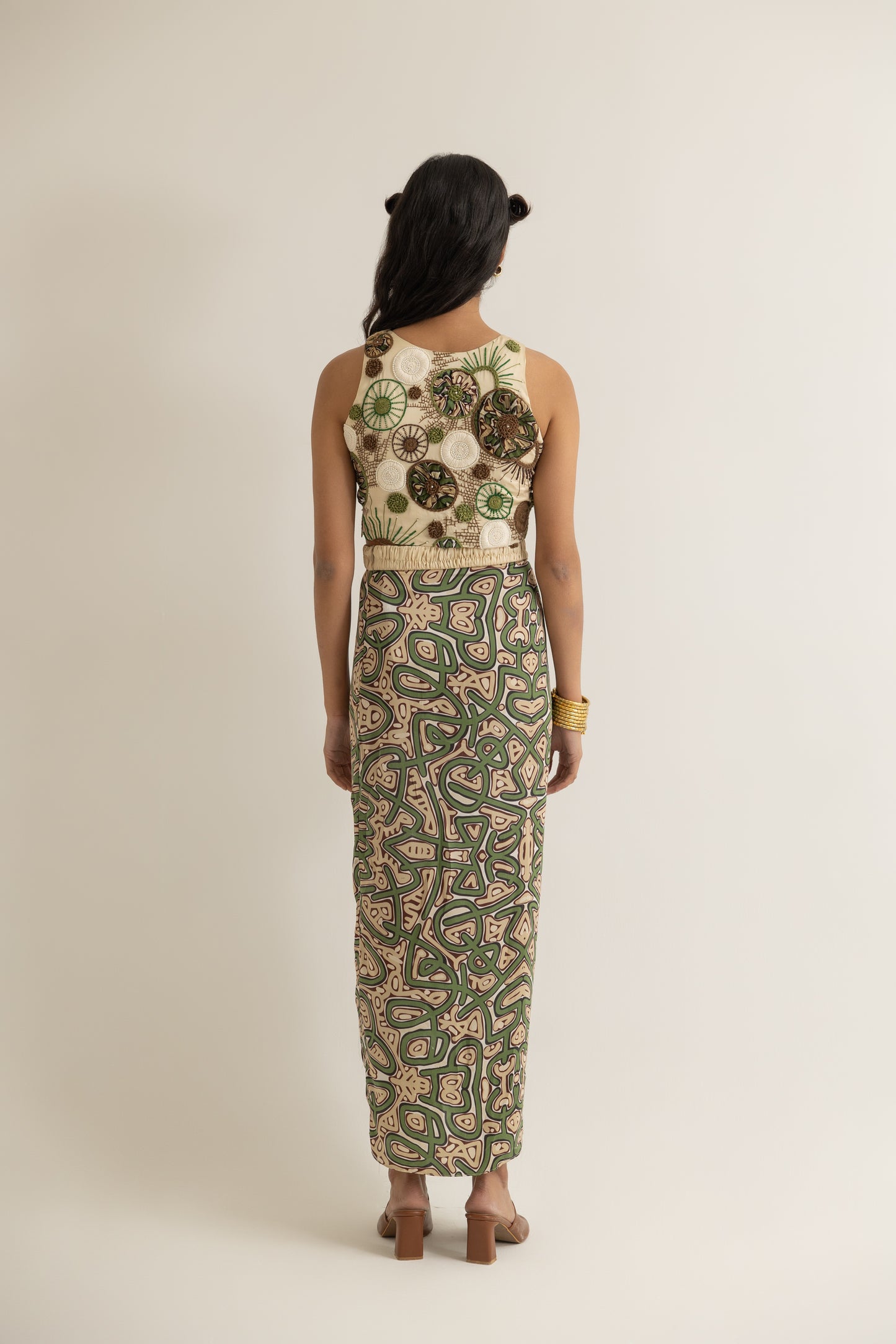 URBAN BLOOMS BUSTIER, SKIRT, CAPE & FULL SET