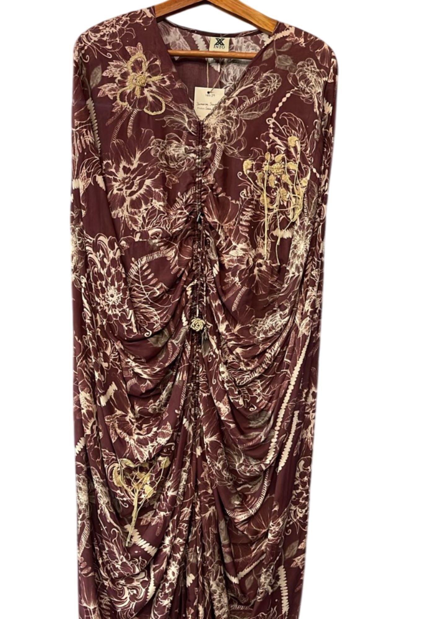 BOTANICAL SYMPHONY COWL KAFTAN