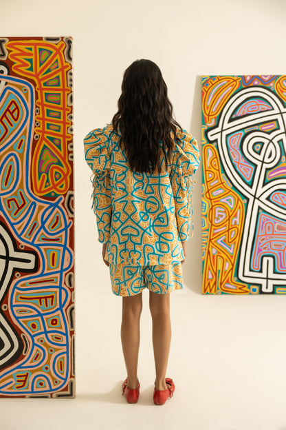 TRIBAL TRANCE SHIRT, SHORT & FULL SET