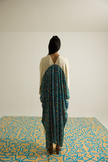 URBAN CROWD FILLED KAFTAN