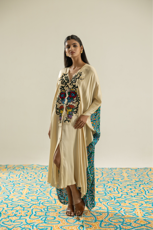 URBAN CROWD FILLED KAFTAN