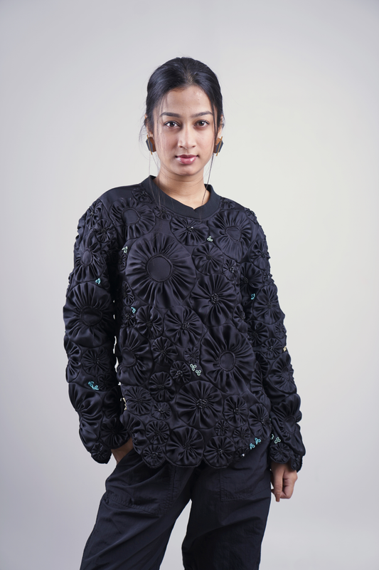 SMOCK BLOOM SWEATSHIRT