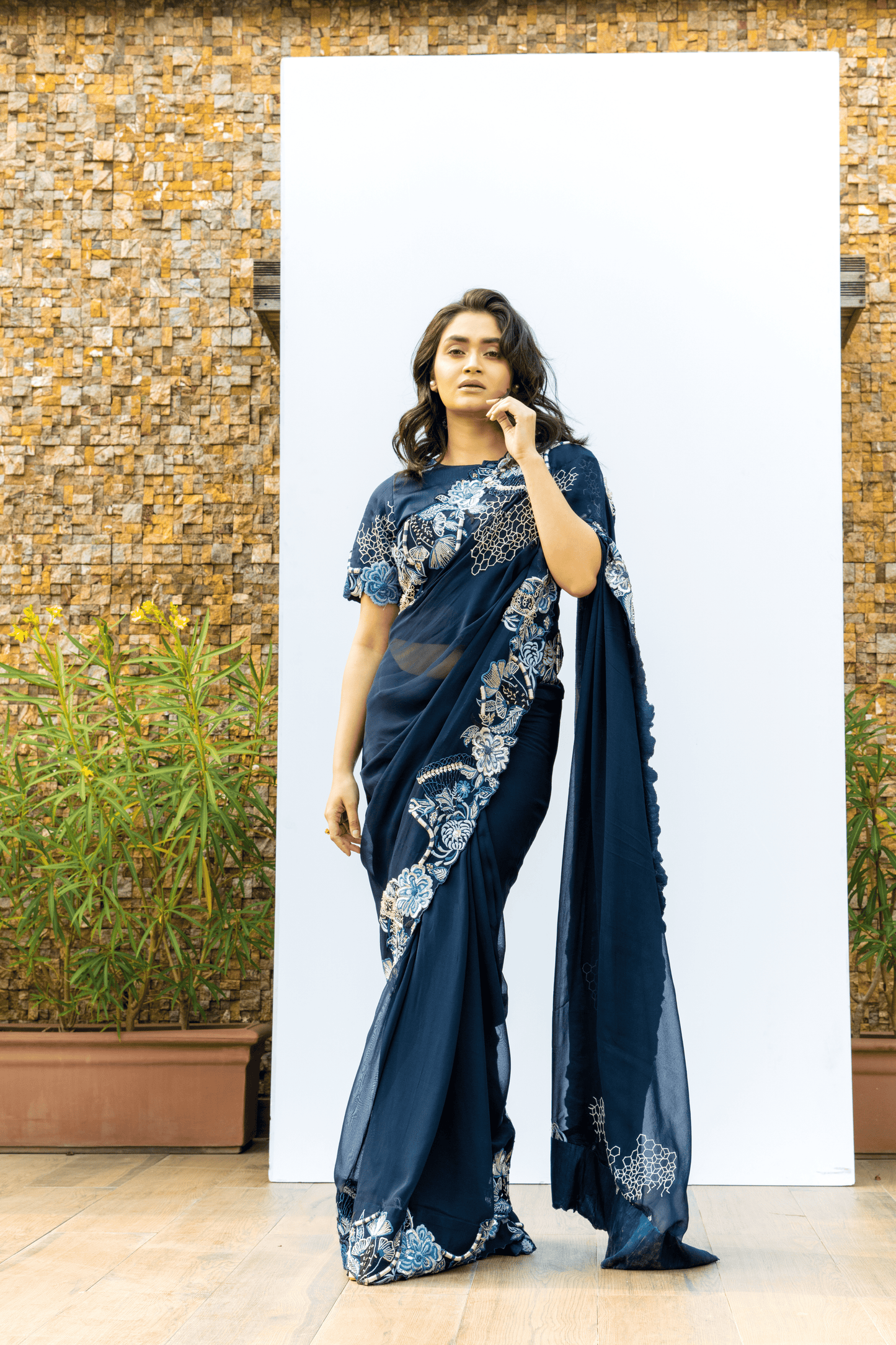 ECLECTIC BLOOMS SAREE